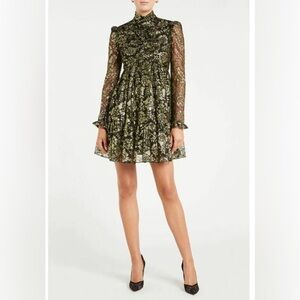Rebecca Vallance Clementine Long Sleeve Dress . Size 8